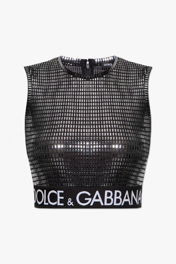 Dolce & Gabbana Top with logo Women's Clothing Vitkac